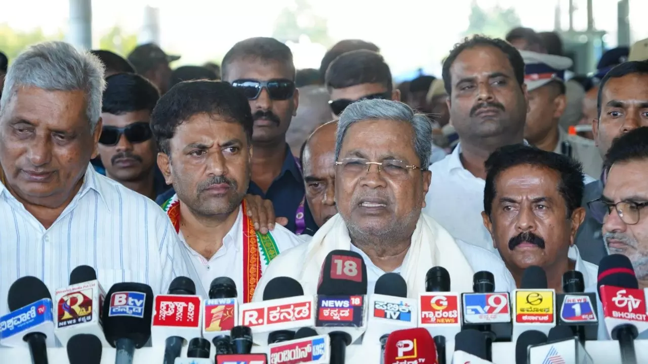 Karnataka Chief Minister Siddaramaiah