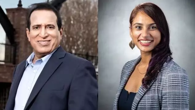 Sanjay Singhal (left) and Sukh Kaur