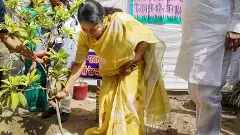 After Modi, Delhi CM plants ‘sindoor’ sapling; launches campaign honouring mothers