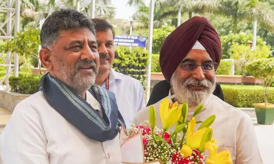 DK Shivakumar, Raja Iqbal Singh DK Shivakumar, Raja Iqbal Singh