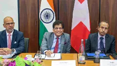 Union Commerce Minister Piyush Goyal in Switzerland