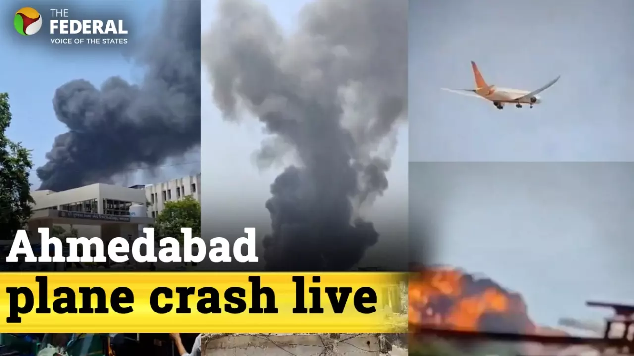 Air India plane heaed to London crashed in Ahmedabad Air India plane heaed to London crashed in Ahmedabad