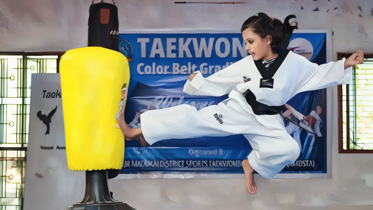 Tiny master, mighty kicks: 8-year-old leads Taekwondo training in Madurai