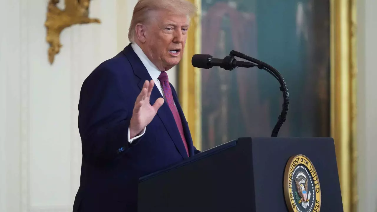 US President Donald Trump