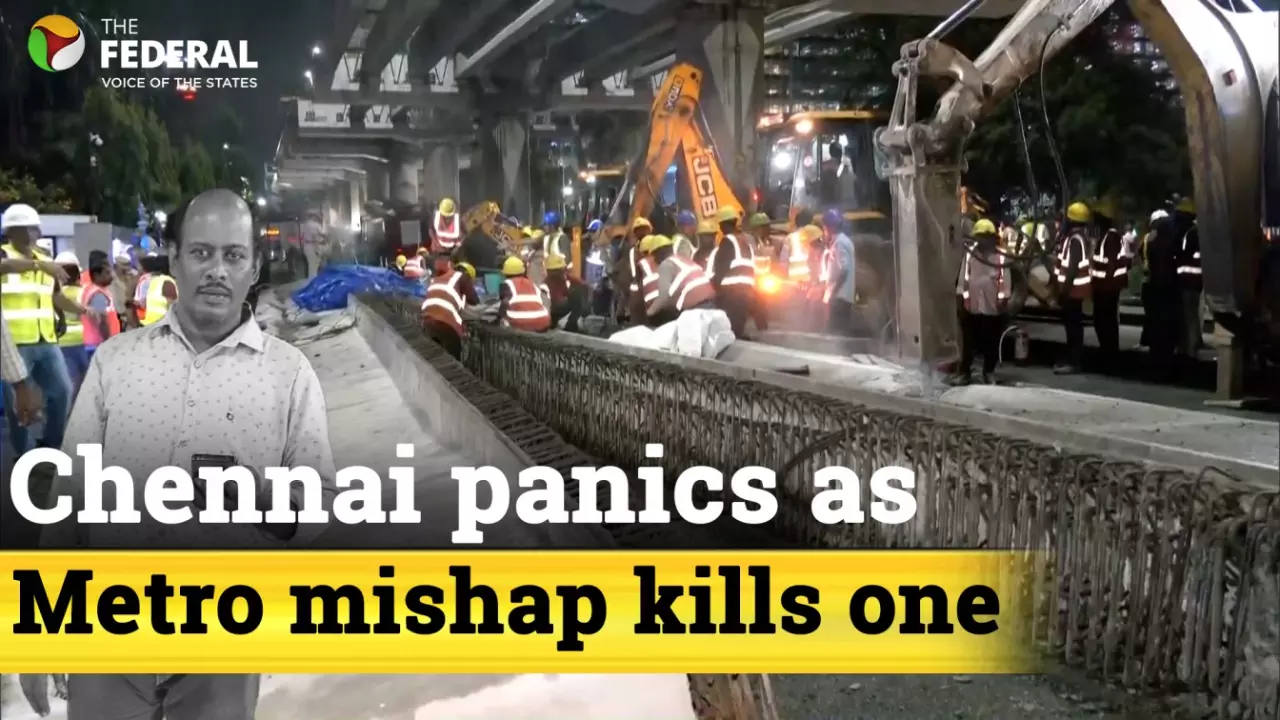 Biker killed at Metro Rail site in Chennai; locals worry for safety of loved ones