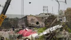 Crashed Boeing at Ahmedabad