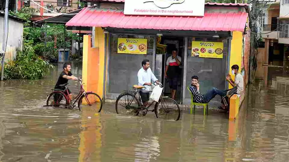 waterlogging in Bareilly