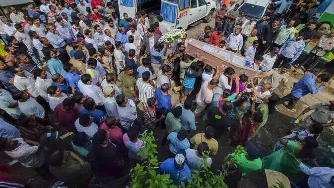 mortal remains of Maithili Patil, crew member of AI flight that crashed in Ahmedabad