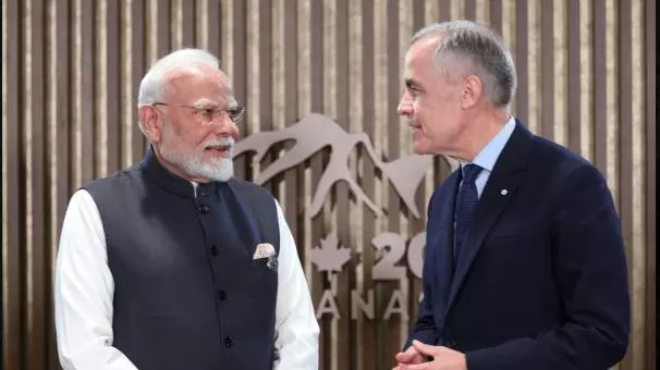 Modi meets Carney at G7