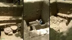 Keeladi site, excavation site, human burial site, presence of humans, 6th century, Tamil Brahmi inscriptions, Amarnath, carbon-dating, palaeographic dating, stratigraphic dating, Amarnath Ramakrishna’s report