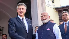 Modi with Andrej Plenkovic