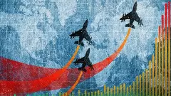 air strikes stock market