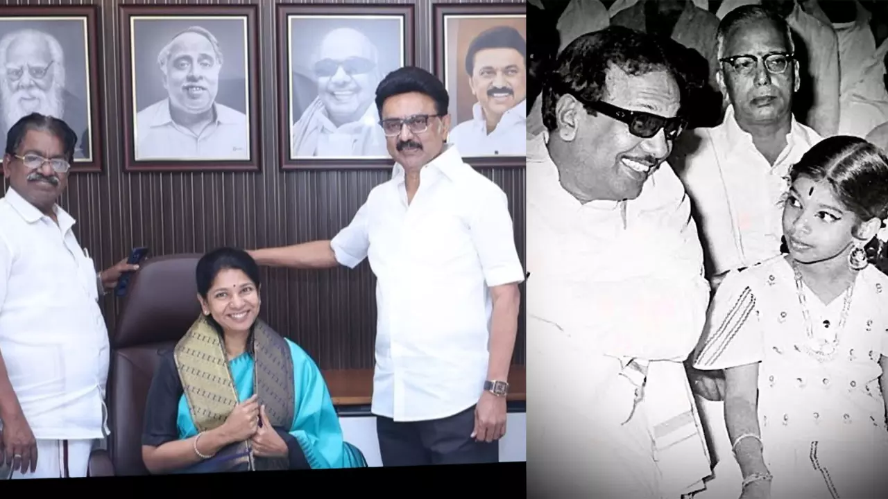 DMK Kanimozhi MK Stalin DMK Kanimozhi MK Stalin