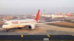 Fleet of Air India aircrafts at Mumbai Airport
