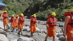 NDRF personnel in Himachal Pradesh