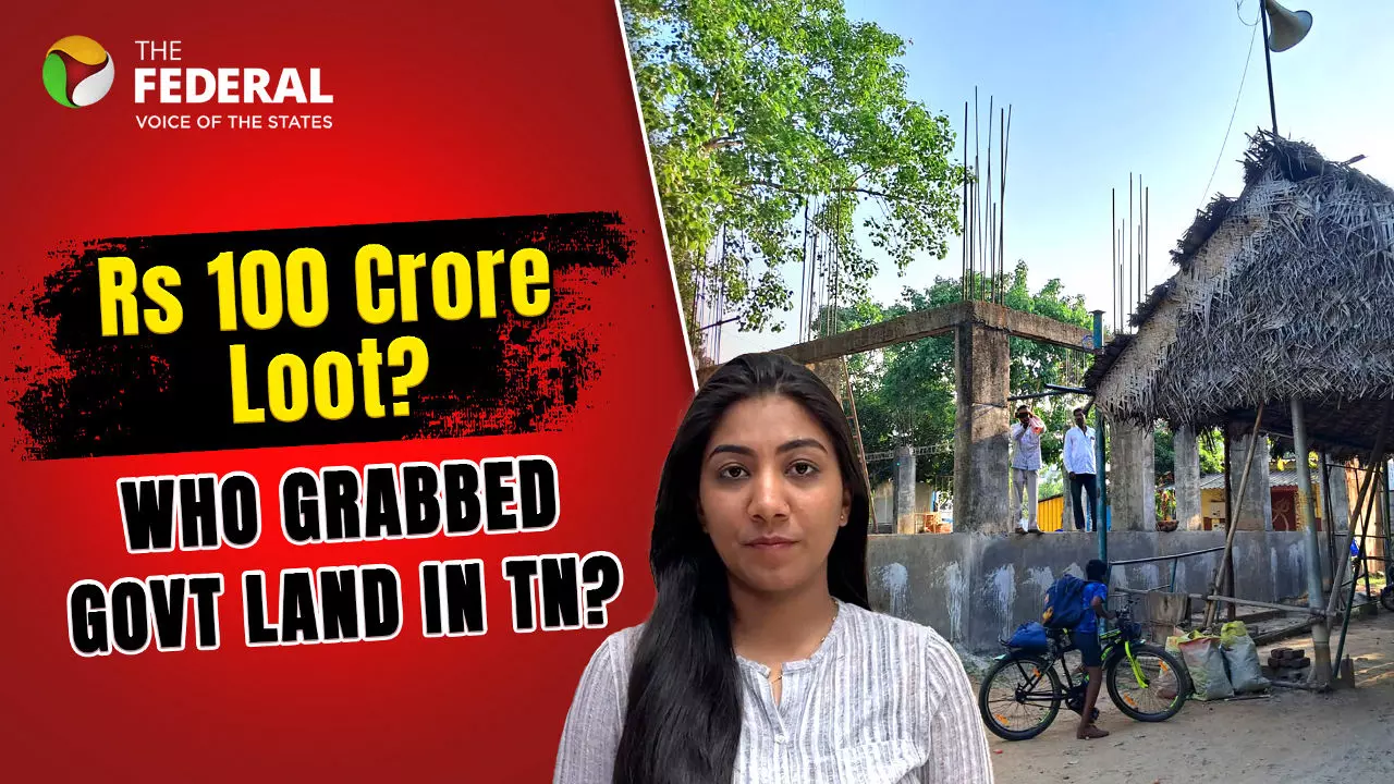 Who grabbed govt land in TN?