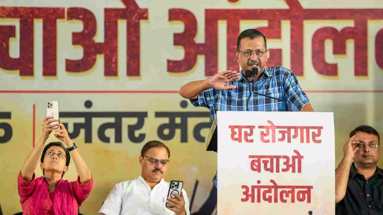 Delhi: Kejriwal calls on slum residents to oppose demolition drives