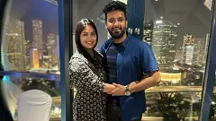 Chennai makeup artist Asmitha and her husband Vishnu