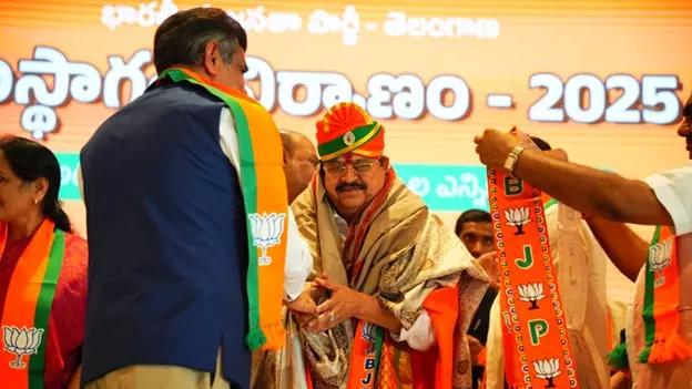 Ex-MLC Ramchander Rao elected as Telangana BJP president