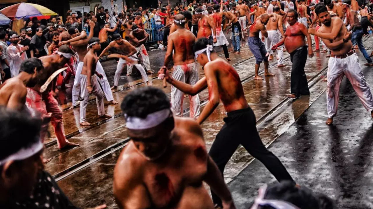 Muharram procession of Kolkata