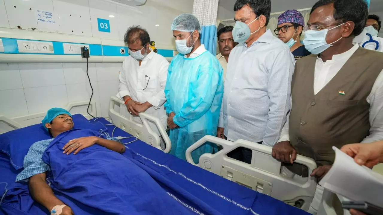 Sigachi blast, Telangana, Fire