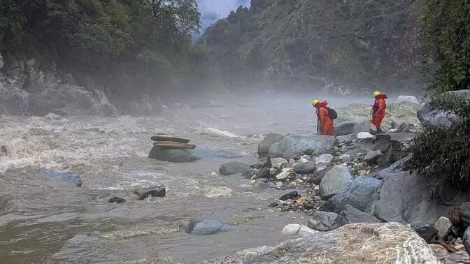 NDRF personnel in Himachal Pradesh