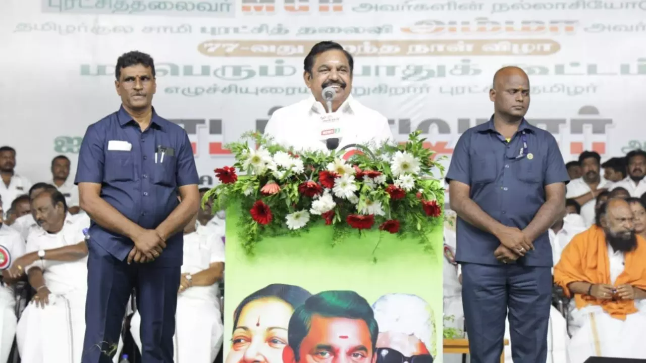 AIADMK General Secretary Edappadi K. Palaniswami (EPS)
