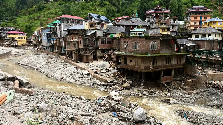 Himachal flash floods Himachal flash floods