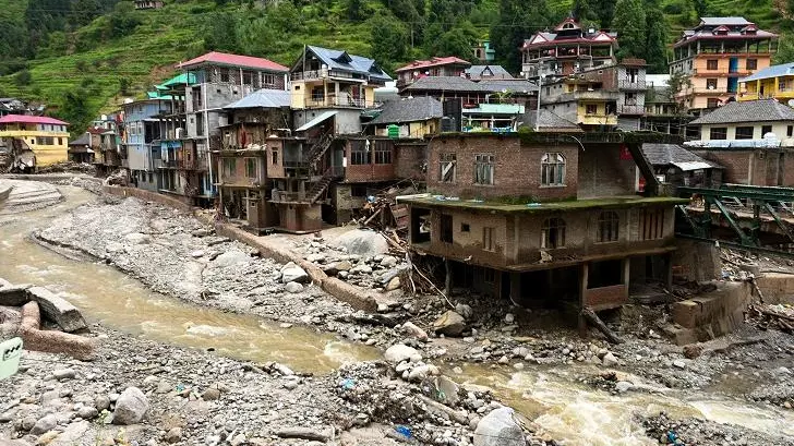 Himachal flash floods Himachal flash floods