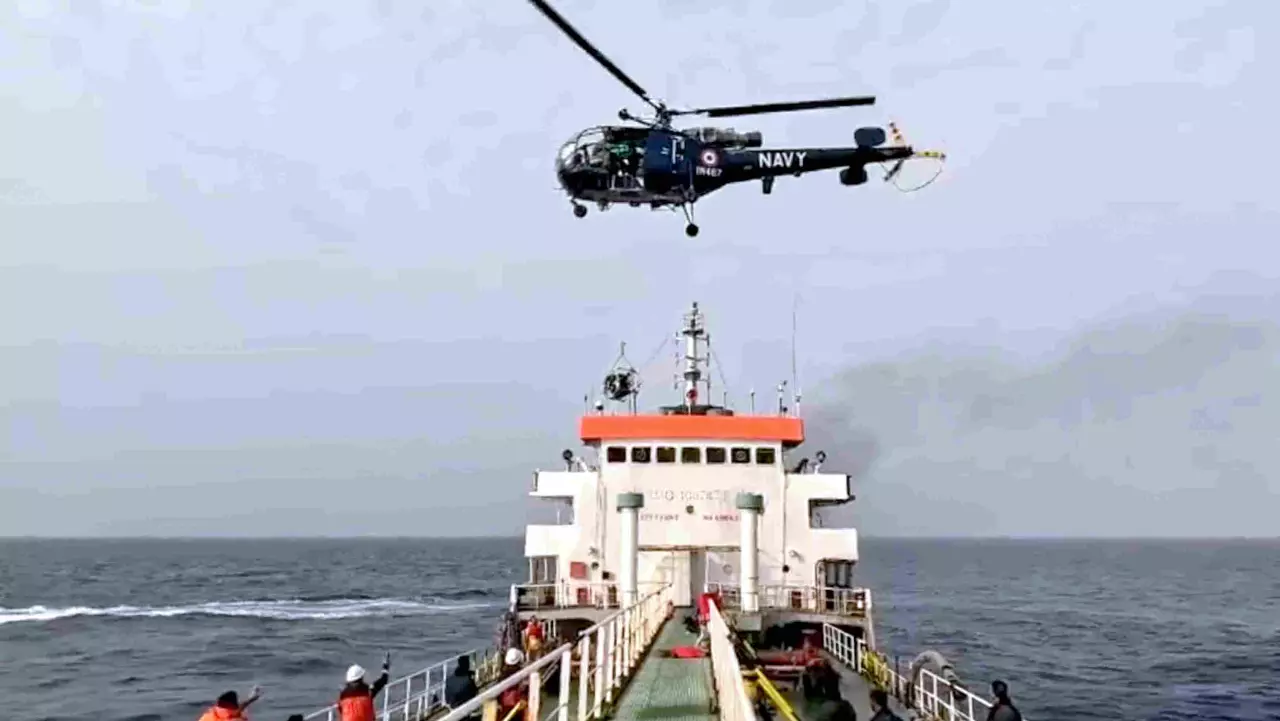 Tanker en route to Oman reports explosion off Gujarat coast; crew safely evacuated