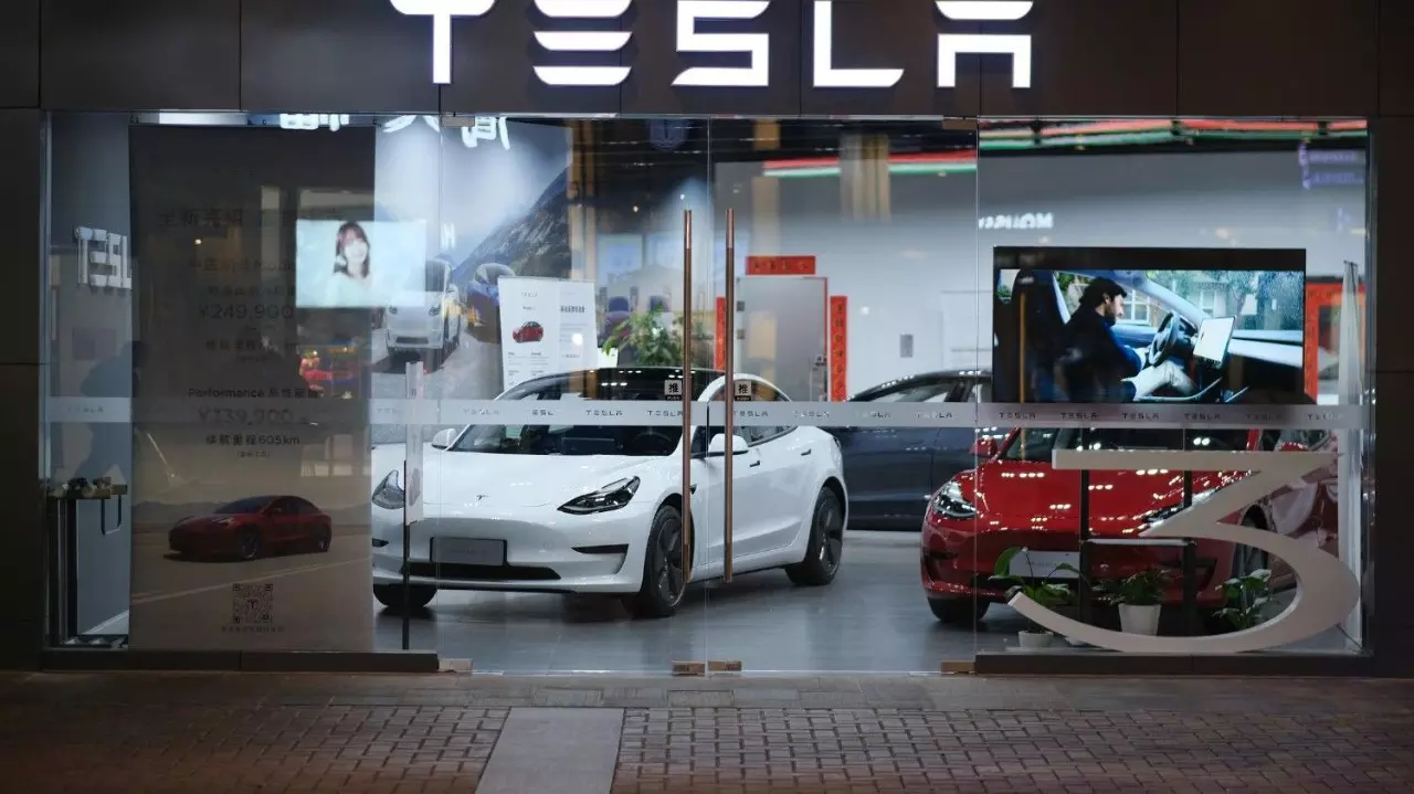 Tesla experience centre in Mumbai