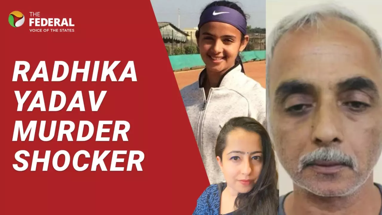 Radhika Yadav was shot dead at her home in the city