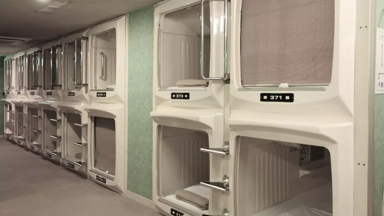 Capsule hotel in Vizag