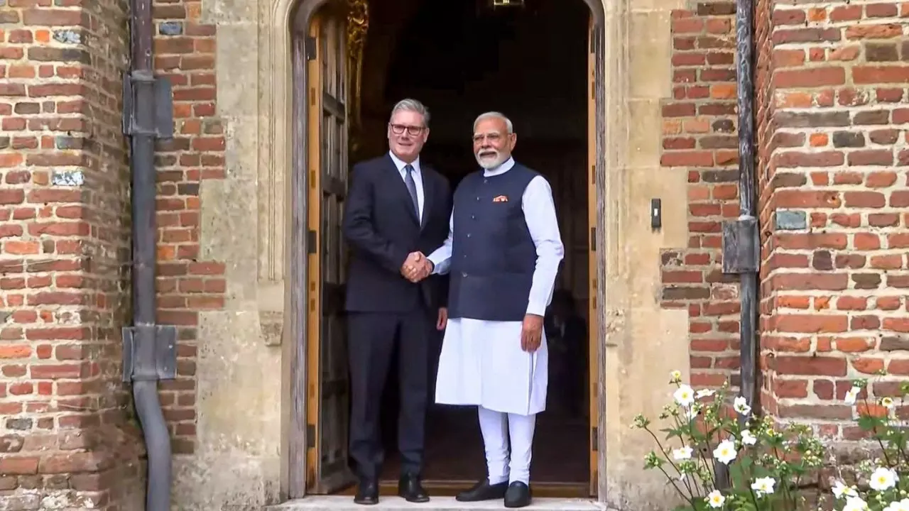 Modi with Starmer