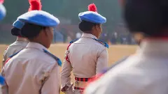 Women constable recruits in 26th Battalion PAC campus in Gorakhpur