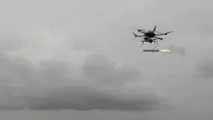 tests firing of drone-launched missile made by DRDO