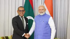Narendra Modi and Mohamed Nasheed