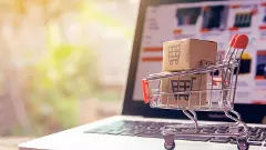 Shopping online concept