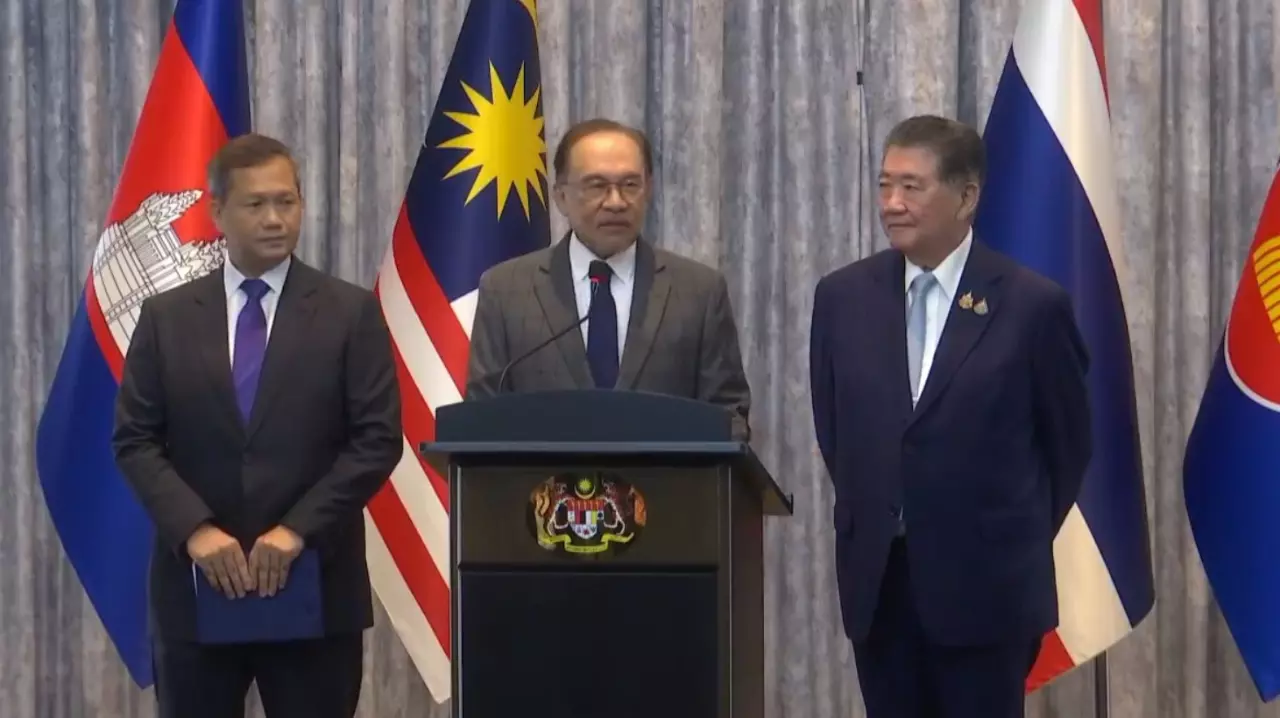 Anwar Ibrahim, Hun Manet, Phumtham Wechayachai