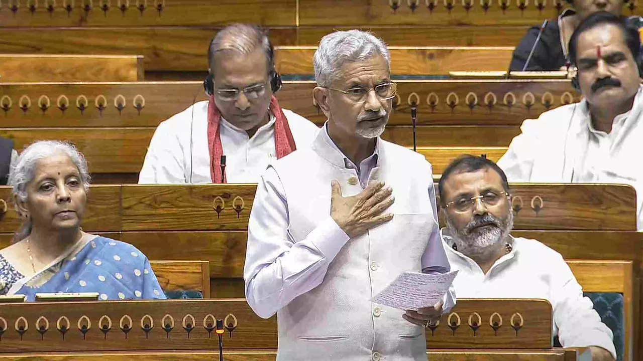 Parliament debate: Jaishankar denies Trump’s claim of direct talks with Modi