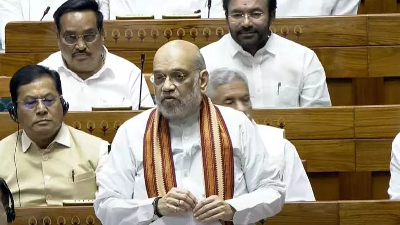 Union Home MInister Amit Shah addressing the Lok Sabha on Operation Sindoor Union Home MInister Amit Shah addressing the Lok Sabha on Operation Sindoor