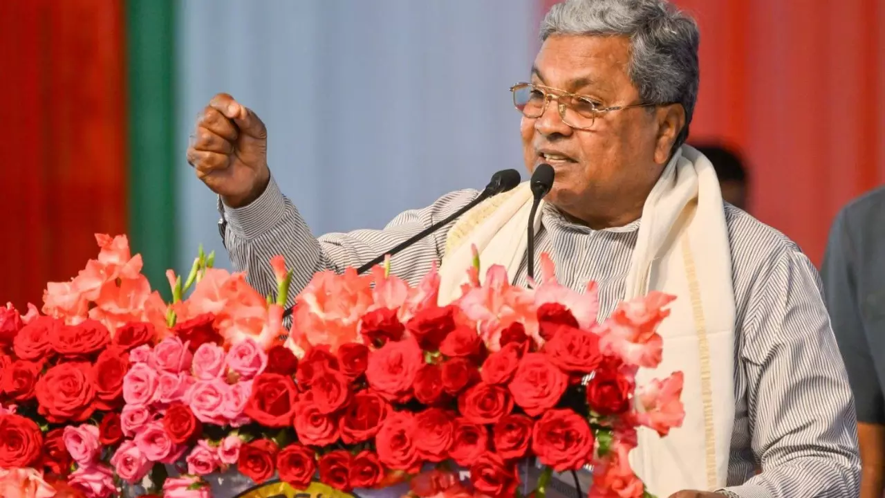 Karnataka CM Siddaramaiah