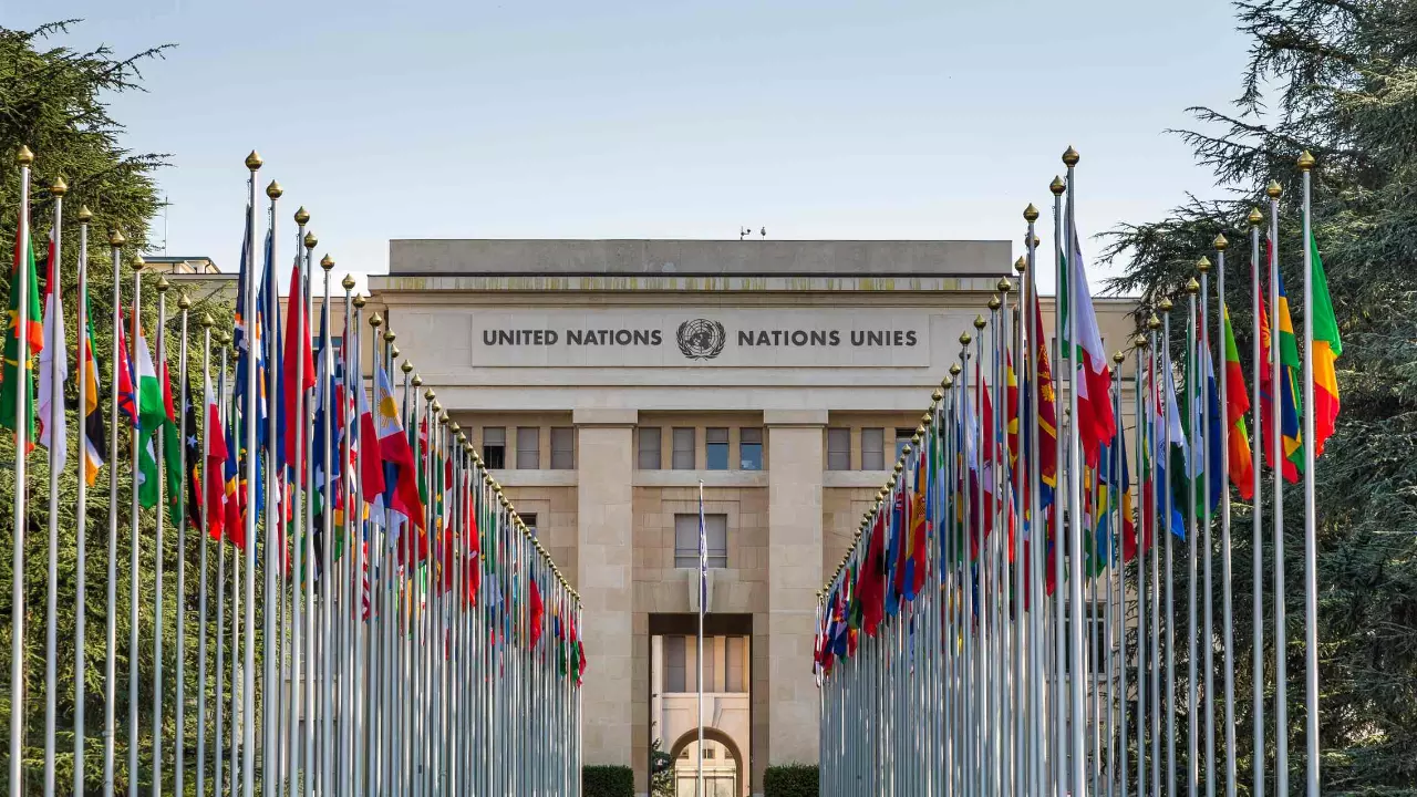 United Nations building in Geneva