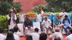 INDIA bloc leaders blast Bihar SIR at JNU: Indian democracy at stake