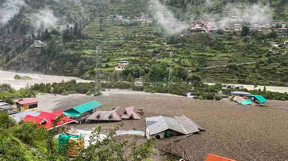 Uttarkashi Uttarakhand mudslide flash flood cloudburst