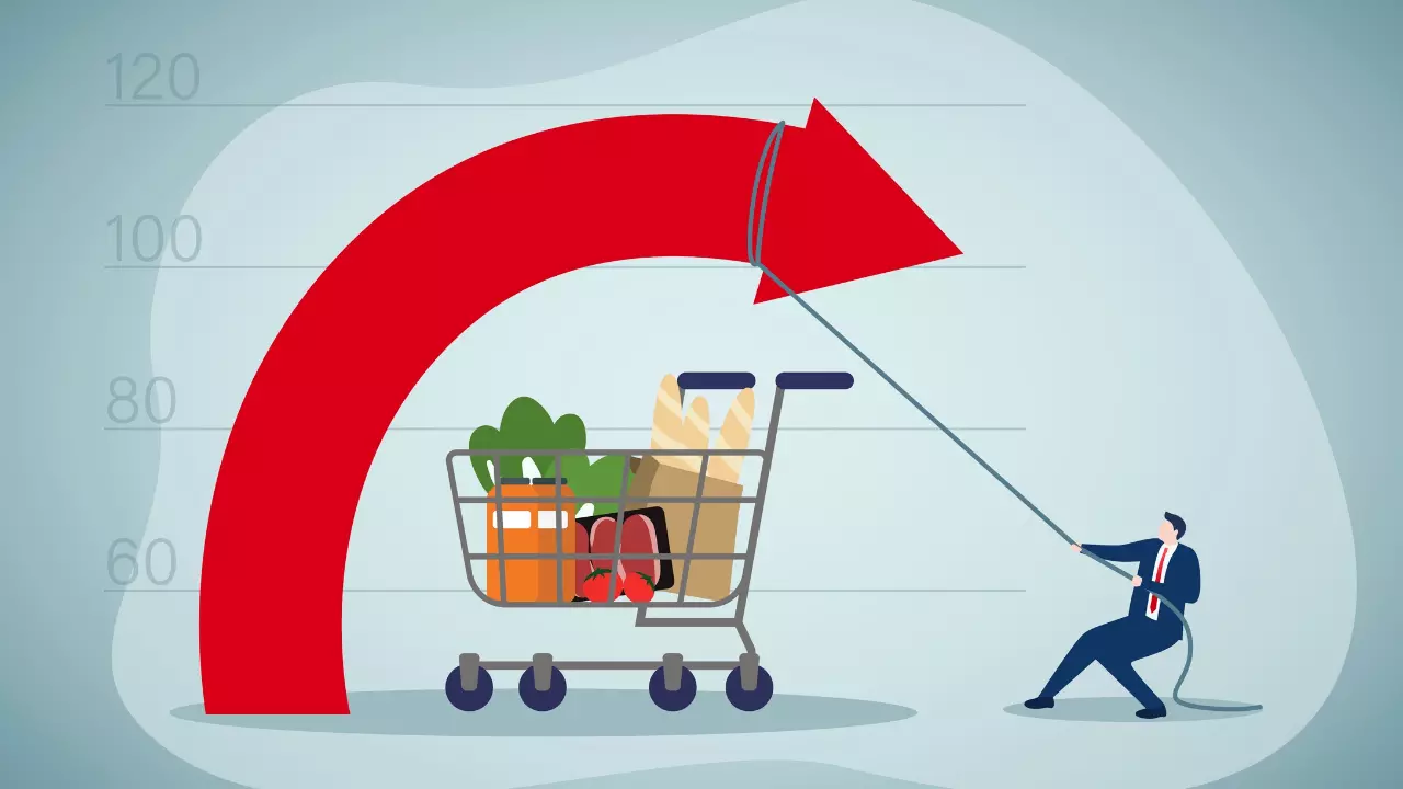 Retail inflation hits eight year low