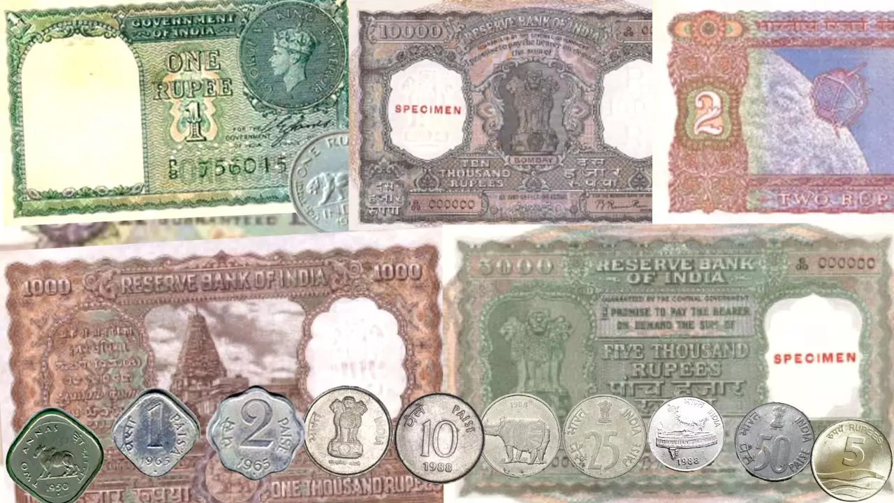 Evolution of Indian rupee since 1947