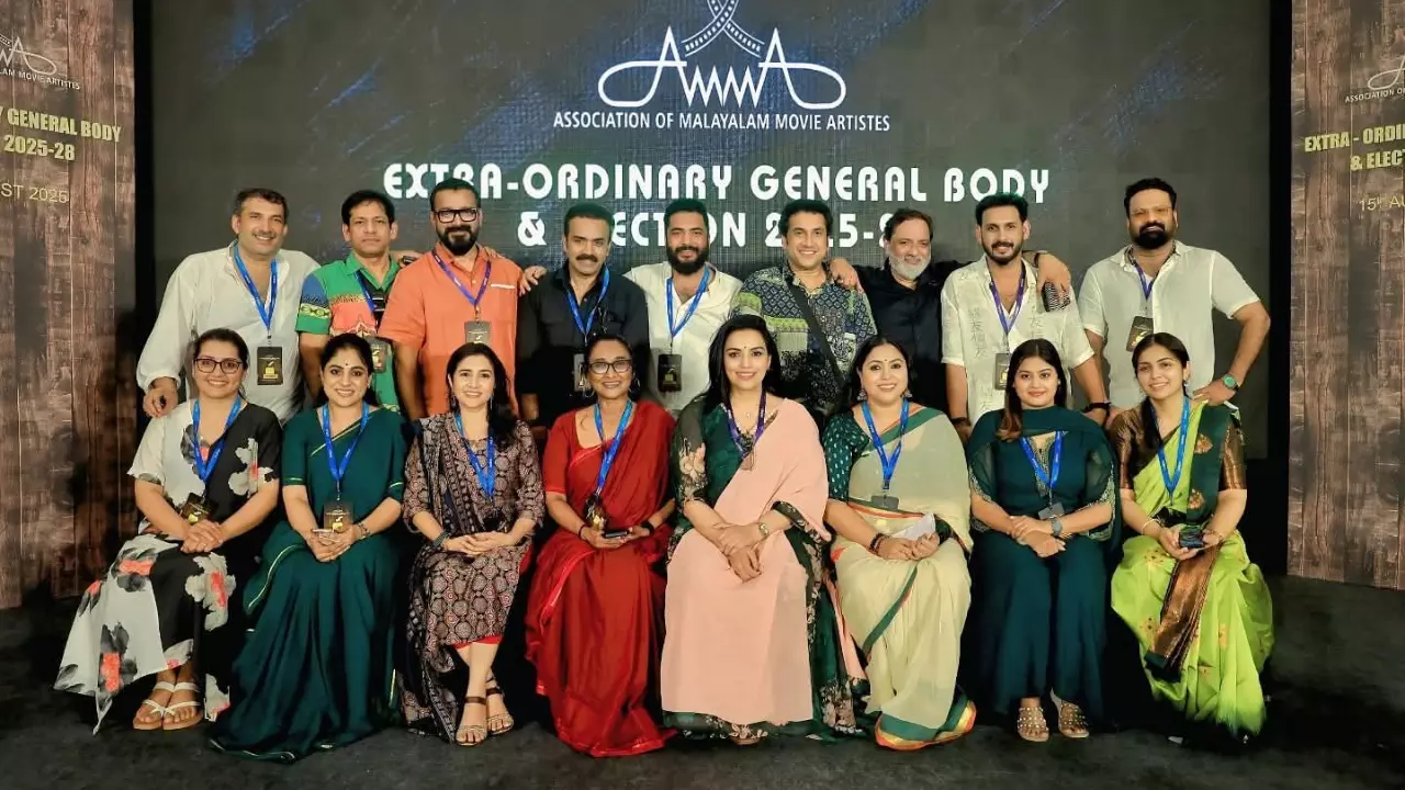 Malayalam cinema: Shwetha Menon elected AMMAs first woman president