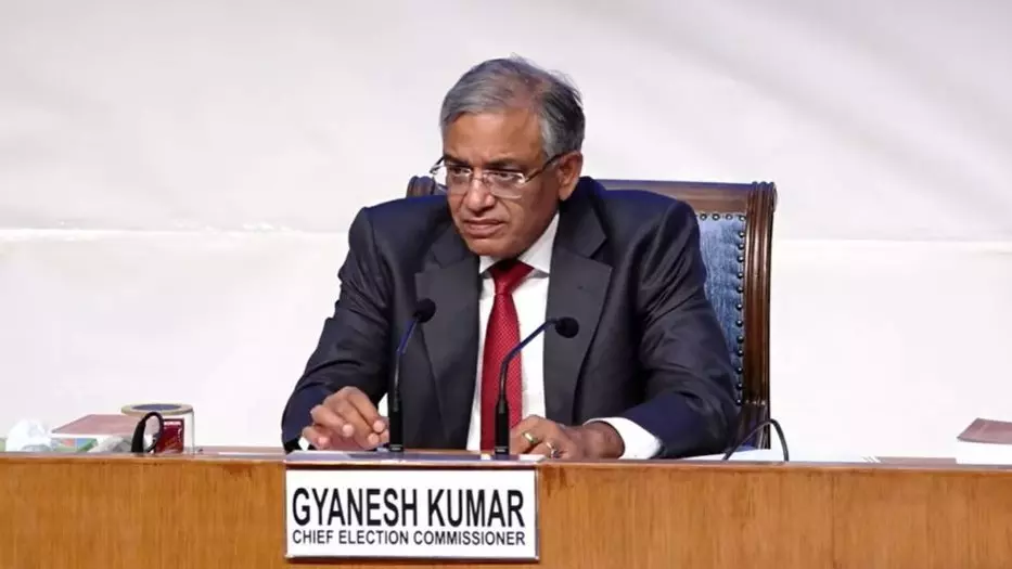 Chief Election Commissioner (CEC) Gyanesh Kumar