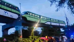 Mumbai monorail with 200 passengers breaks down amid heavy rain; rescue ops on